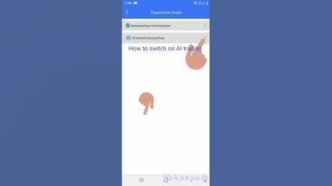 how to turn on IA trade in MTFE