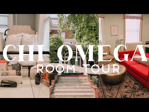 SORORITY HOUSE ROOM TOUR | Chi Omega at the University of Virginia