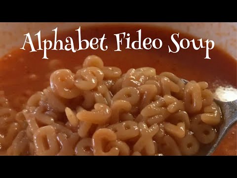 Easy And Delicious Fideo Alphabet Soup