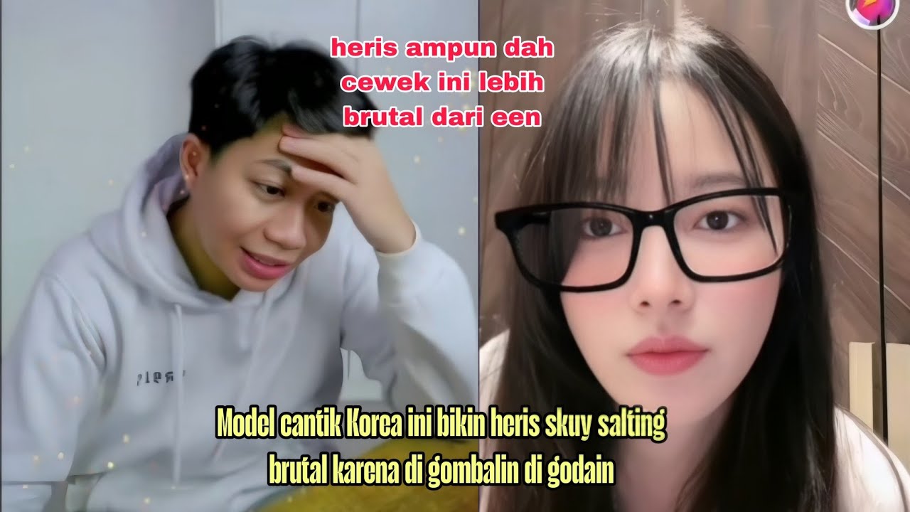 Model cantik Korea ini bikin heris skuy salting brutal karena di gombalin di godain 