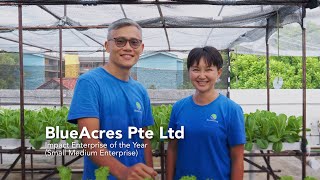 Impact Enterprise of the Year (SME) - BlueArces Pte Ltd | Sustainability Impact Awards 2024