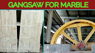Gangsaw For Marble Block Cutting Machine 47 Cutting Blades