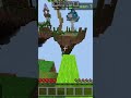 I tried to play as a java player in hive solo bedwrs #java #minecraft #bridge