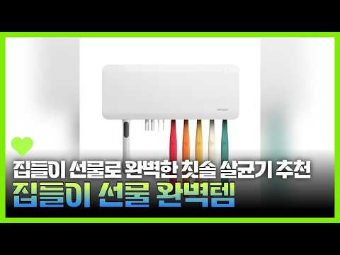 집들이 선물로 완벽한 왕타 바이올렛 칫솔 살균 건조기 리뷰!