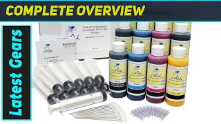 `InkOwl Refill Kit PRO-1000: USA Pigment Ink Game Changer for Canon Printers!