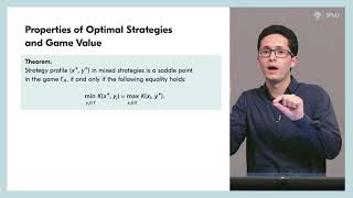 Saddle Point in Mixed Strategies - Mathematical Game Theory