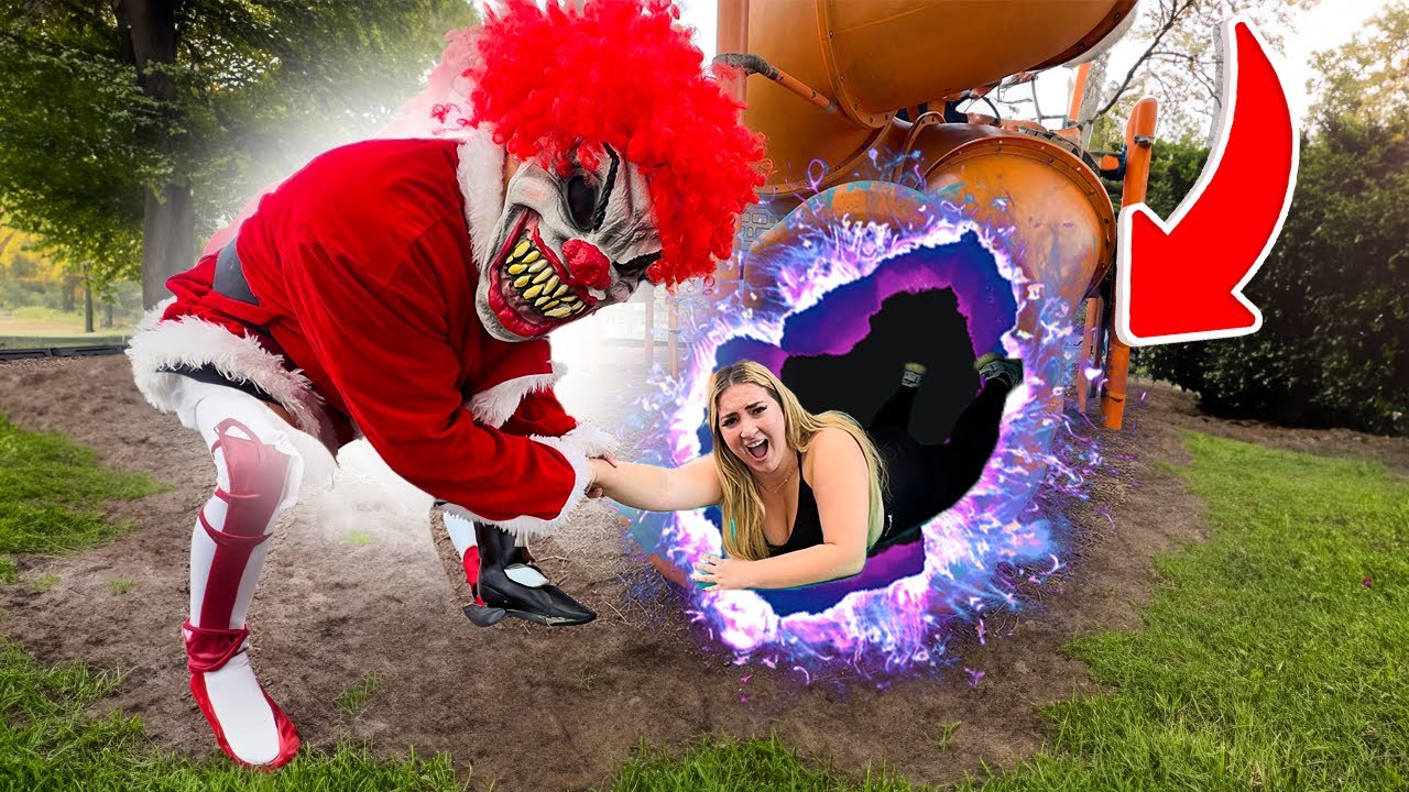 SCARY CLOWN TOOK ME THROUGH PORTAL...