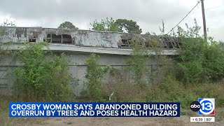 Woman says abandoned property in Crosby causing ongoing issues as owner faces charges Details