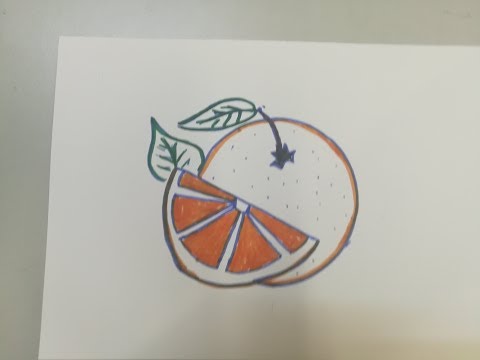 طريقة رسم ليمون سهل - تعلم رسم الليمون - How to draw lemon - YouTube