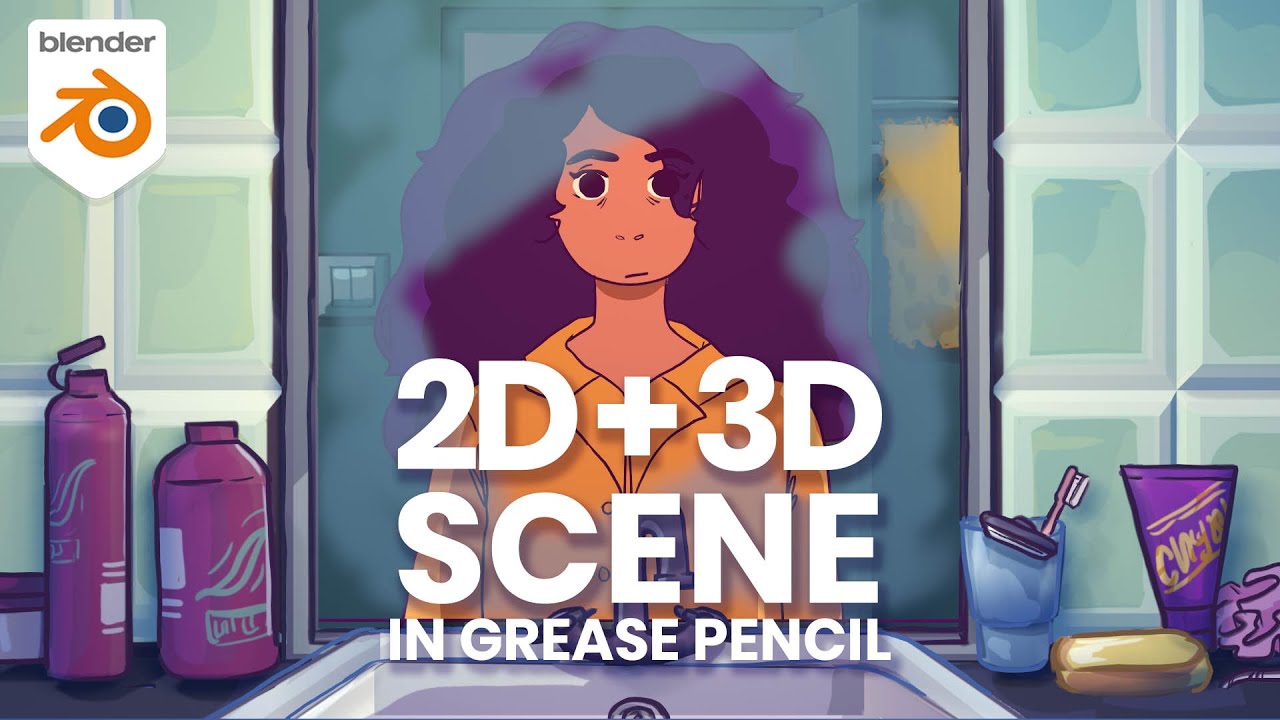 anspændt Vil ikke tank How We Animated a 2D + 3D scene in Blender! | Blender 2.82 - YouTube