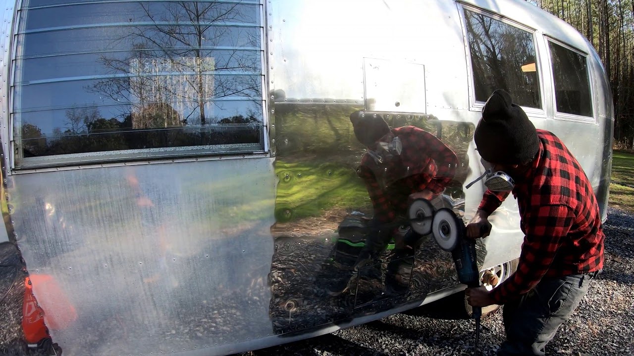 BrewBox Airstream polishing