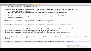 Dynamic Polymorphism - Method Overriding in Java