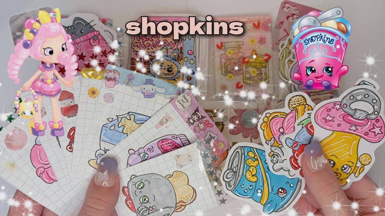 🙌🏻бумажные сюрпризы🩷|shopkins🧁|распаковка бс😽
