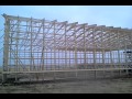 Pole shed fail. 60mph wind Pole shed fail. 60mph wind