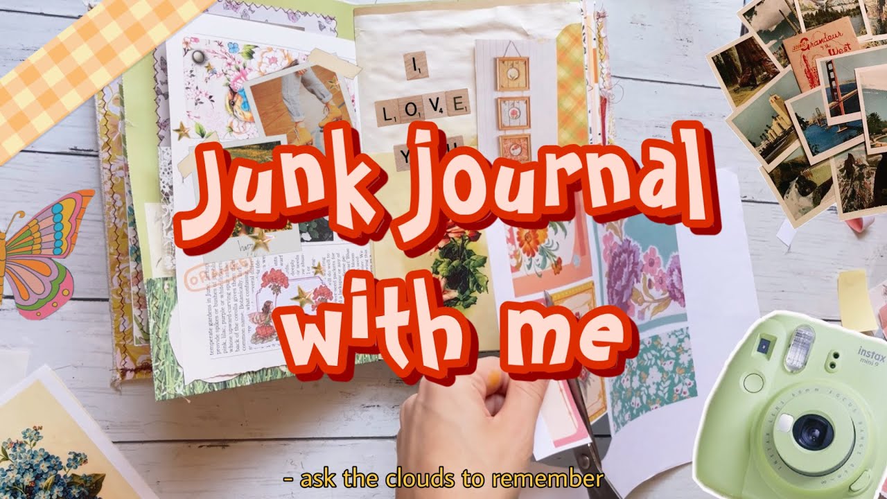 Junk Journal with me | Ep 9 | Summer ephemera - YouTube
