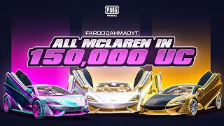 ALL McLaren 570s in $150,000 UC Crate Opening Part 2 | 🔥 PUBG MOBILE🔥