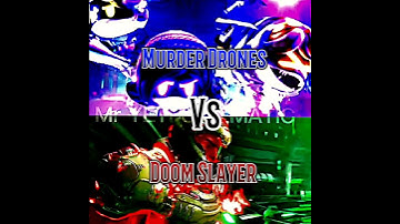 doom slayer vs murder drones #doomslayer#murderdrones#doometernal#doomguy