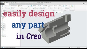 Creo Tutorial | Creo part design for begineers #11