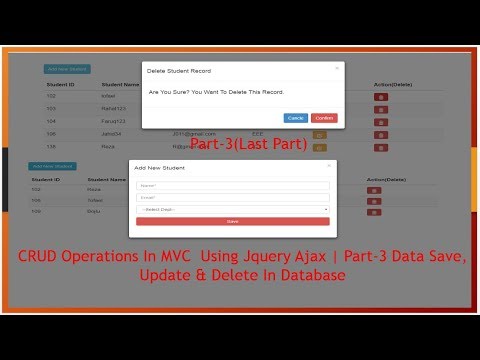 mvc ajax update database