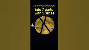 I can cut it into seven parts #moon #cut #tiktok #game
