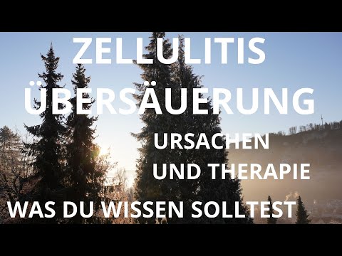 Zellulitis und Übersäuerung - Ursachen und Therapien