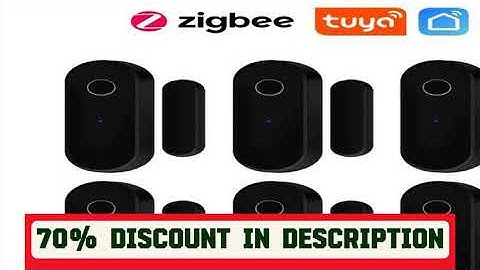 A must-have product! Tuya Smart Zigbee Door Sensor Door Window Open Close Detector Black Smart Hom