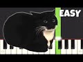 Maxwell the cat theme song  easy piano tutorial