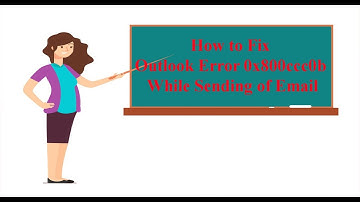 How to Fix Outlook Error 0x800ccc0b While Sending of Email | ITTrainingsByUmarDraz