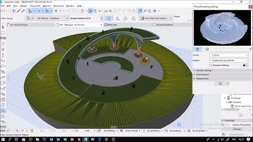 Tutorial ARCHICAD 22 How to Make a Custom Circle Ramp With the Morph Tool