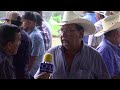 INUNDACION Y CAOS DURANTE LA ENTREGA DE 119 TOROS EN XICOTENCATL, TAMAULIPAS.