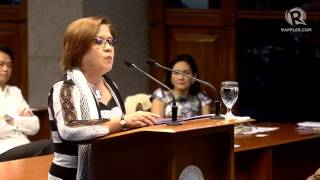 WATCH: Senator Leila de Lima's privilege speech on extrajudicial killings