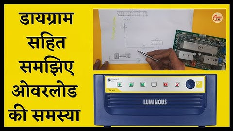 Luminous EcoWatt Inverter Overload Problem 100% Solution (PowerTak) with Diagram