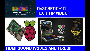 RetroPie Tech Tip Video 1 - Fix HDMI sound issues for Attract Mode or Emulation Station