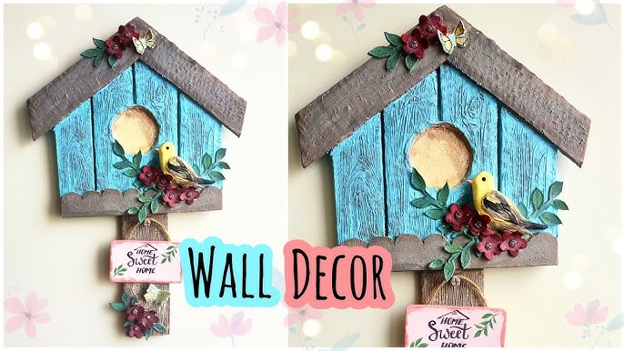 Home/Room Decorating Ideas | Wall hanging craft ideas | Air Dry ...