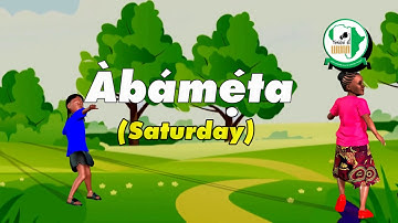 Ojo lede Yoruba | Days of the Week in Yoruba language