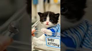 I Love You So Much 😻 Newborn Kitten#NewbornKitten #ILoveYouSoMuch #CuteKittens #KittenLove #cat
