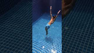 Underwater Gymnastics With 