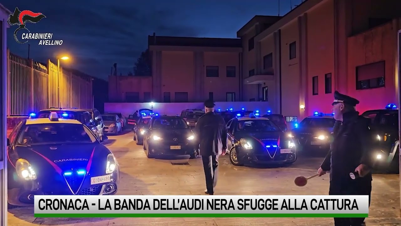 Grottaminarda. La banda dell’Audi nera sfugge alla cattura