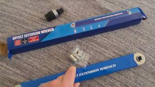 Unpacking & kurze Vorstellung des " OFFSET EXTENSION WRENCH" 1A Tool für Ratsche & Schlagschrauber