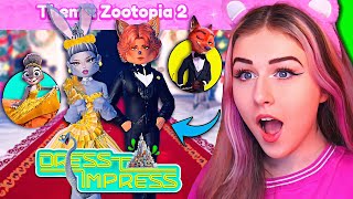 Only Being Zootopia 2 Characters In Dress To Impress For The New Disney Movie Roblox