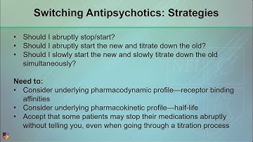 Strategies for Switching Antipsychotics