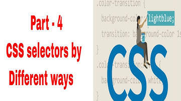 CSS selectors by different ways | CSS Tutorial in Tamil | Part - 4