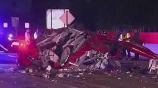 Medical helicopter crashes onto highway in Sacramento, critically injuring 3
