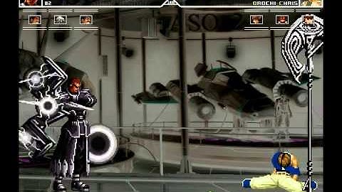 MUGEN KOF Clone Zero Team Vs Orochi Chris Team