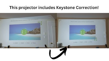 A Projector with Keystone Correction! - Let