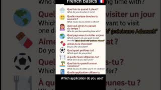 Must know french phrases for beginners 🇫🇷 #french #learnfrench #foryou #viralshort