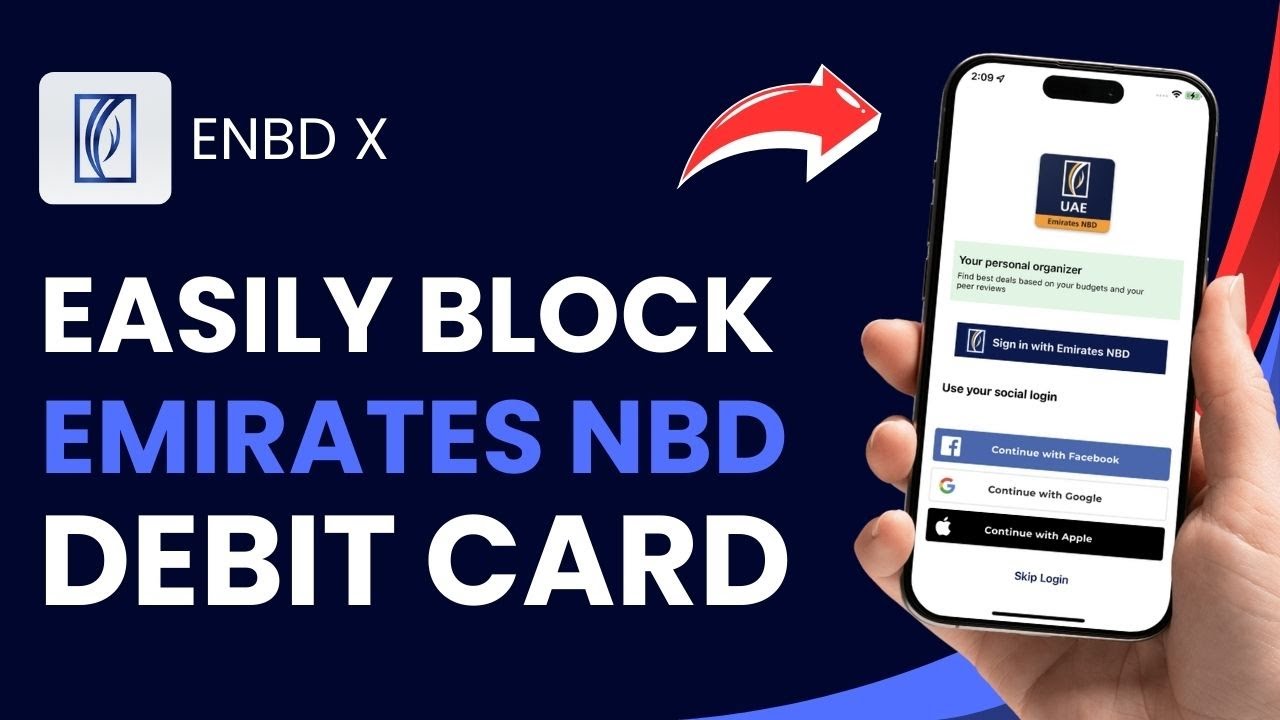 Как заблокировать дебетовую карту Emirates NBD!