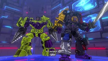 Transformers Devastation - Optimus Prime vs Devastator and Menasor