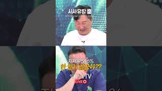 아무것도 한 일이 없는데 지지율 58.6%??