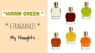 HIRAM GREEN || Niche #sotd #fragrances #review #niche